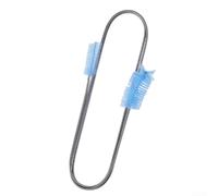 Brosse de nettoyage pour canne à pêche, fil à ressort flexible en forme de U de 1550 mm, outil de récurage pour canalisation, tête rotative à 360 degrés pour l'entretien du tube profond, équipement