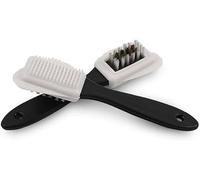Brosse de nettoyage pour chaussures en daim nubuck noir et blanc normal