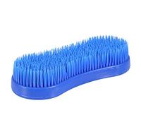 Brosse de nettoyage pour chevaux, brosse de toilettage professionnelle en silicone, outil de massage équestre portable pour la perte, outil de démêlage doux