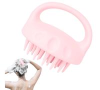 Brosse de nettoyage pour cheveux - Brosse à récurer en silicone pour le lavage des cheveux, brosse en silicone avec poignée pour salon de coiffure, voyage, école, voyage d'affaires