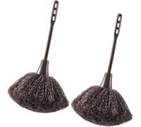 Brosse de nettoyage pour clavier, plumeau de qualité supérieure avec long manche pour claviers d'ordinateurs et ordinateurs portables, nettoyeur