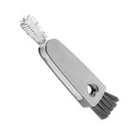 Brosse de nettoyage pour couvercle - Multifonctionnel - Petit outil portable - Suceur plat pour biberons, espaces restreints, vase en verre