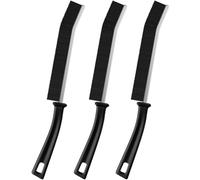 Brosse de nettoyage pour crevasses, brosse de nettoyage pour rainures de carrelage de salle de bain, outil de nettoyage en aluminium avec angle de 15°, brosse fine pour la maison et la cuisine