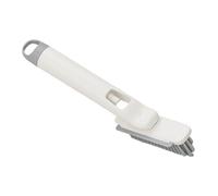 Brosse De Nettoyage pour Crevasses - Fournitures De Nettoyage Ménager Ergonomiques | Outil Nettoyant pour Douche Et Brosse À Joints | pour Sol Carrelage Évier Salle De Bain Toilettes Rails De