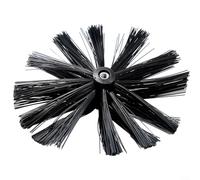Brosse de nettoyage pour évent de séchage, 200 mm avec poils en nylon pour enlever les peluches de cheminée, raccord fileté M8