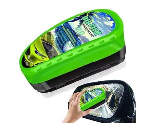 Brosse De Nettoyage Pour Film D'Huile Automobile,Nettoyant Miroir Rétroviseur Pour Taches De Graisse - Nettoyant Pour Autos Camions Portes De Douche SUV Berlines Pick-ups Miroirs
