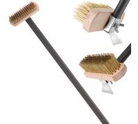 Brosse de nettoyage pour four à pizza avec poils en cuivre, longueur 1320 mm -