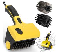Brosse de Nettoyage pour Gril Sans Fil, Brosse de Nettoyage Rotative À 360 °, Brosse de Nettoyage pour Gril Électrique avec Deux Brosses Différentes, Adaptée Au Gril, À la Cuisine Et À la Salle de Bai
