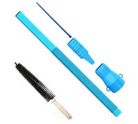 Brosse de nettoyage pour grille d'aération de sèche-linge, accessoire de nettoyage de piège, outil de nettoyeur électrique avec couche robuste, utilitaire d'appartement avec texture raffinée