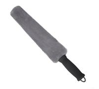 Brosse de nettoyage pour grille d'aération de voiture avec tête trapézoïdale fine et design flexible pour nettoyer en profondeur les espaces entre les sièges et les zones difficiles à atteindre dans