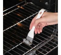 Brosse de nettoyage pour grille de barbecue, multifonction, pour cuisine, cuisine, évier, coin mort, nettoyage de cuisine, blanc