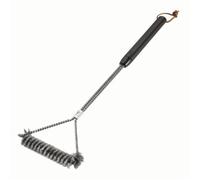 Brosse de nettoyage pour grille - WEBER - En forme de T - 53 cm - Poils en acier inoxydable