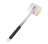 Brosse de Nettoyage pour grilles en Acier Inoxydable, poignée antidérapante, Partie supérieure remplaçable, Accessoire pour grilles en Fonte et en Acier Inoxydable