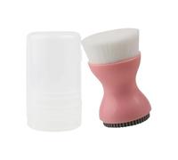 Brosse de nettoyage pour le visage | Accessoires de beauté en silicone à deux extrémités de 2,8 pouces | Brosse exfoliante pour le visage | Pour la maison, la salle de bain, le temps, les voyages, les
