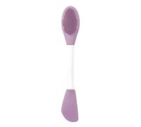 Brosse de nettoyage pour le visage | Applicateur de boue pour le visage à double tête - Outil de récurage à poignée ergonomique, applicateur de soins de la peau pour voyage, douche, lavage et