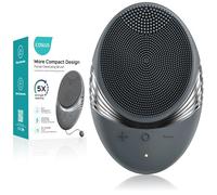 Brosse de nettoyage pour le visage : IPX7 étanche et rechargeable, 5 modes de nettoyage, système électrique de soin en silicone pour le nettoyage, l'exfoliation, le massage