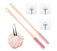 Brosse de nettoyage pour les pieds - Brosse à orteils en silicone avec long manche - Outil exfoliant - Accessoire d'hygiène - Pieds doux et efficaces - Parfait pour le massage et le nettoyage des