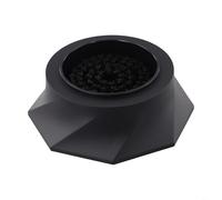 Brosse de nettoyage pour machine à expresso | Outil distributeur d'aiguilles rotatives pour porte-filtre de 51, 53, 58 mm | Dissolvant le marc de café avec poils durs en nylon et coussinets en
