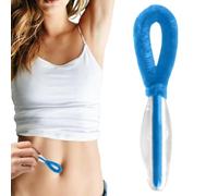 Brosse de nettoyage pour nombril - Pinceaux de nettoyage pour le visage, blague pratique, farce, peluches, poussière, brosses pour le visage, légères, compactes, ergonomiques, multi-