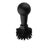 Brosse de nettoyage pour panier à café pour porte-filtre de 51 à 58 mm - Poils en nylon rigides pour outil de barista avec poignée ergonomique - Tête de groupe espresso ABS pour nettoyage en