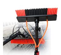 Brosse de nettoyage pour panneau solaire et poteau - Tige télescopique de 3,6 à 11 m pour un nettoyage efficace des panneaux photovoltaïques et des fenêtres, idéal pour les camions et les murs en