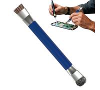 Brosse de nettoyage pour PC, antistatique à double tête pour clavier, ordinateur portable, ordinateur, électronique, contrôleur, piano, machine, petites pièces, dépoussiérant de précision 1,5 cm