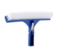 Brosse de Nettoyage pour Piscine, 25,3 cm, Plastique, Poils Résistants, pour Murs Carrelage Sols Béton