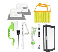 Brosse De Nettoyage pour Rainures | Ensemble Nettoyant Portable - Brosse De Nettoyage pour Fenêtres,pour Salle De Bain Hygiène Quotidienne Cuisine Entretien Bureau Maison