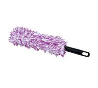 Brosse de nettoyage pour roues et jantes 41 Cm Poils Doux En Microfibre | Brosse pour barillet de jante Pour Motos Camping-Cars Camions Véhicules Jantes Moyeux