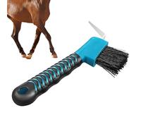Brosse de nettoyage pour sabots - Nettoyeur de sabots multi-usage avec poignée ergonomique, balai doux, élimine principalement l'acier et les petites pierres | Parfait pour chèvres, poneys, jardin