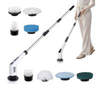 Brosse de nettoyage pour sols, multi-usages pour douche | Multifonctionnelle avec manche long antidérapant, accessoire grattoir et plumeau pour évier, cuisine, mur, , voiture et extérieur