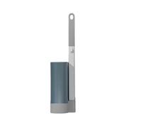 Brosse de nettoyage pour toilettes : kit de nettoyage peu encombrant, montage mural, accessoires de salle de bain avec support pour toilettes, salle de bain, salle de bain