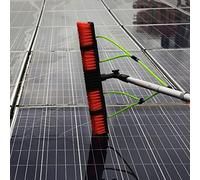 Brosse de nettoyage pour verre, alimentation en eau domestique, kit de poteau télescopique, panneau solaire, brosse rotative, panneaux solaires photovoltaïques, poteau de nettoyage de fenêtre avec