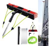 Brosse de nettoyage pour verre, alimentation en eau domestique, kit de poteau télescopique, panneau solaire, brosse rotative, panneaux solaires photovoltaïques, poteau de nettoyage de fenêtre