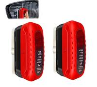 Brosse de nettoyage pour vitres de voiture, dissolvant de film d'huile pour pare-brise, chiffon de nettoyage universel avec éponge pour vitres de voiture et rétroviseurs (2, M)