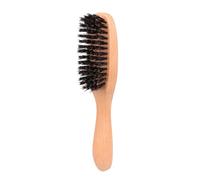 Brosse de nettoyage professionnelle pour barbier avec manche en bois