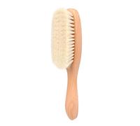 Brosse de nettoyage professionnelle pour barbier avec manche en bois