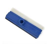 Brosse de nettoyage télescopique 2 en 1 avec raclette et éponge de nettoyage avec long manche pour fenêtres à battant, fournitures de nettoyage de la maison et du jardin