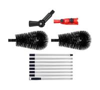 Brosse de nettoyage télescopique pour gouttière, avec portée de 3,2 m, pour le nettoyage du toit, sans échelle