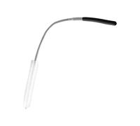 Brosse de nettoyage télescopique pour tube - Outil de nettoyage de tuyau avec PVC, acier inoxydable, nylon, chrome, longueur réglable de 55 à 80 cm pour évier de cuisine et salle de bain