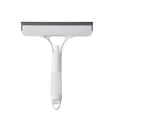 Brosse de nettoyage vitres 3 en 1 avec spray nettoyant double face for miroir salle bain(White)