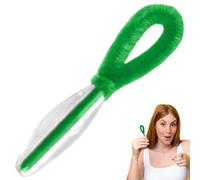 Brosse de nombril - Petit outil de nettoyage du nombril, baguette de toilettage personnelle miniature avec poils doux, tampon anti-peluches robuste et compact, idéal pour les farces de bâillon