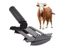 Brosse de Pansage pour Chevaux Peigne de Soin pour Bétail | Brosse de Desquamation Équine Pour Animaux de Compagnie Bovins Chèvres Moutons Ferme Extérieur Écurie