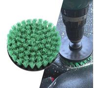 Brosse de perceuse en pouces, pour nettoyage de tapis, brosse d'ameublement en cuir avec brosse à poils doux, nettoyeur de perceuse électrique, pour kit de nettoyage intérieur, taches difficiles à