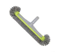 Brosse de piscine avec design hémisphérique de 43,2 à 12,7 cm et 7 rangées de poils en nylon pour un nettoyage en profondeur des murs et des carreaux de piscine (boîte)