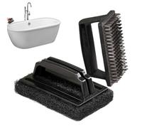 Brosse De Piscine - Épurateur De Carreaux À Main Lourds, Poignée Ergonomique | Spa Et Pinceau Mural Pour La Piscine Pour Les Teintes De Rouille, Nettoyage De Bain À Remous, Élimination Des Algues Obst