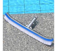 Brosse De Piscine Incurvée De 18 Pouces Outils De Nettoyage De Piscine Brosse Murale Et De Sol De Spa Balai De Nettoyage De Poils En Nylon Accessoires De Piscine De Natation