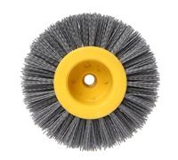 Brosse de Polissage 120 Nylon pour Touret à Polir, Rouge | Élimination D’oxydation Rouille, Haute Efficacité, Usage en Usinage, pour Meuleuse Électrique