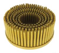 Brosse de polissage en caoutchouc émeri de 5,1 cm pour finition métallique | Roue d'émeri vert robuste, décapage efficace de la peinture, utilisation automobile, moteurs d'aviation, équipements lourds