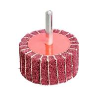 Brosse de polissage en fibre nylon montée sur roue à lamelles non tissée, tampon ponçage, tête for perceuse 6 mm, grain 120/180/240/320 wanglan(240,5PCS_40X40X6)